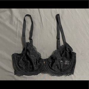 Lacy Black Bra